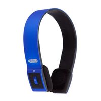 bluetooth stereo headphones blue