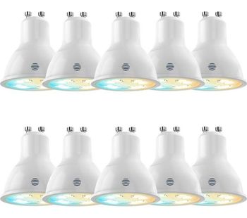 HIVE Active Light Cool to Warm White Bulb - GU10, Pack of 10, White