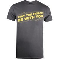 disney camiseta may the force be with you para hombre