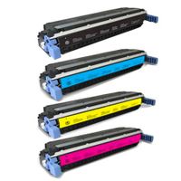 compatible multipack hp colour laserjet 5500dn printer toner cartridges 4 pack -c9730a