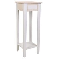 soporte maceta de madera