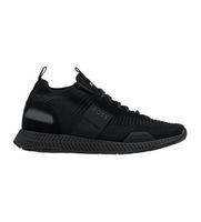 boss para hombre 50498245 zapatillas tipo calcetin negro 44 plano cordones casual