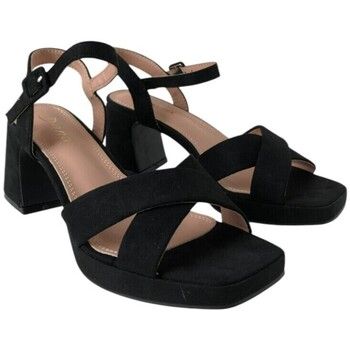 Dana Zapatos de tacón SANDALIAS MINI PLATAFORMA CRUZADAS para mujer