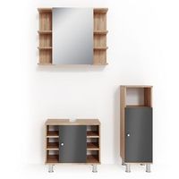 conjunto de muebles de bano fynn 3 piezas vicco