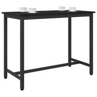 mesa roble negro 100 x 50 x 765 cm