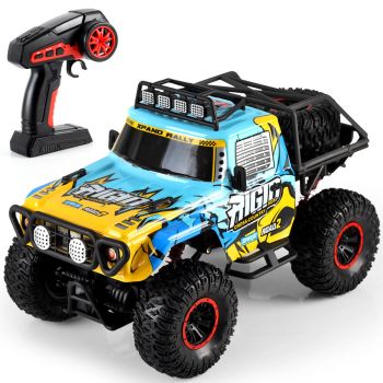 TCS58 RTR 1/10 2.4G 4WD coche RC todoterreno de escalada, camión con luz LED y sonido, tamaño super grande, vehículos de