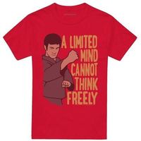 bruce lee camiseta the free thinker para mujer