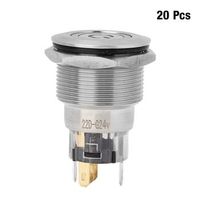 interruptor boton pulsador acero inoxidable auto - reinicio