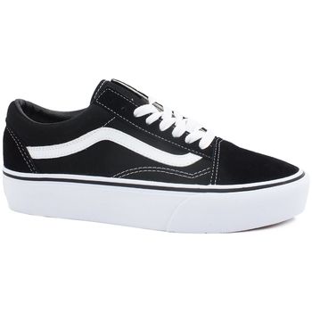 Vans Deportivas Moda Old Skool Platform Sneaker Black White VN0A3B3UY281 para mujer