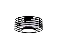 ventilador de techo metal color negro serie xaloc 58cm
