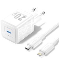 vention tz-fepw0-eu-02 cargador gan 20w 1xusb-c  cable lightning 1m