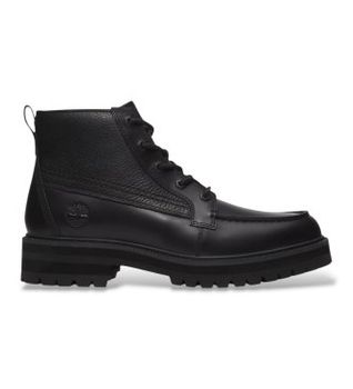 Timberland para hombre. TB0A2MUQW021 Botines de piel Britton Drive negro (44.5), Plano, Cordones, Casual