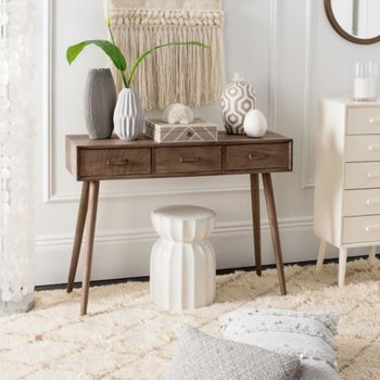 Consolas en pino/mdf, chocolate