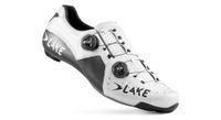 zapatillas de carretera lake cx403 x blanco   negro version grande