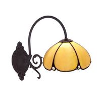 aplique con brazo tiffany diametro 20cm serie virginia