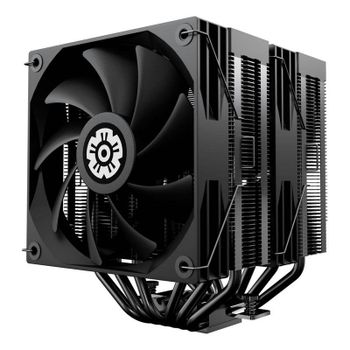 Refrigerador de CPU ENERMAX ETS-TD60D display 2x FAN PWM de 120mm 6 tubos de calor lacados de 6mm
