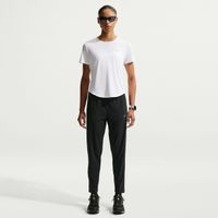 nike tempo  camiseta de running mujeres - blanco plateado