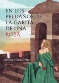 en los peldanos de la garita de una rosa