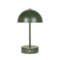 lampara de mesa de metal - verde