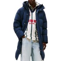 tommy hilfiger abrigo de plumas tjm hooded down maxi para hombre