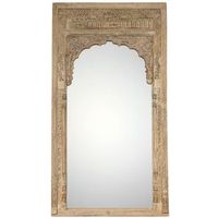 espejo teca 160x145x260 pieza unica natural