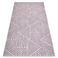 alfombra color 47176260 sisal lineas triangulos zigzag beige  rubo 120x170 cm