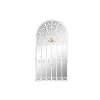 espejo metal 55x3x1035 ventana envejecido blanco