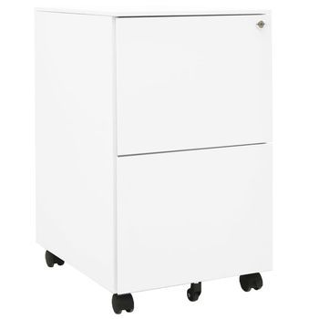 Armario Archivador Acero Blanco 39x45x67 Cm Vidaxl