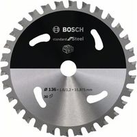 hoja de sierra circular pro steel cordless 136 x 16 x 15875 mm