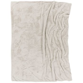 Manta suave Solina crema 200x240 cm