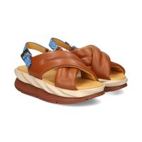 4ccccees sandalias con plataforma mujer - marron talla 39