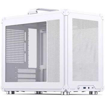 Caja Micro-ATX Jonsbo C6 Max Blanco Compatible con GPU hasta 335 mm