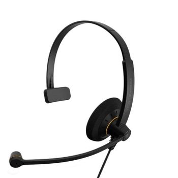 Auriculares Epos Sennheiser Impact SC 30 USB ML con cable USB para llamadas y música, cancelación de ruido, color negro