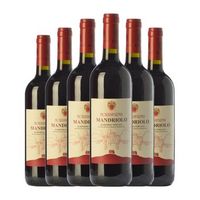 morisfarms vino tinto mandriolo rosso maremma 75 cl 125 vol pack de 6 unidades