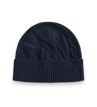 Gant para mujer. 4910058 Gorro de punto de ochos azul marino (OSFA), Casual, Lana, Clásico