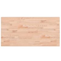 tablero de mesa  tablero escritorio rectangular de madera maciza de haya 100x50x25 cm