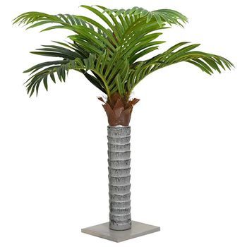 Palmera Artificial Con 12 Hojas Verde 150 Cm Vidaxl