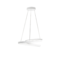 lampara colgante led blanca ritmo 6620 b lc perenz