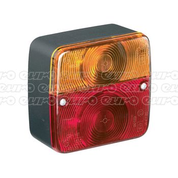 Small 4 Function Trailer Lamp (C/W Bulbs
