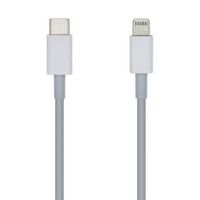 aisens cable usb 20 usb-r a lightning pd 2a lightningm-usb-rm blanco 20cm
