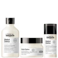 loreal professionnel metal detox shampoo masque and leave-in cream bundle