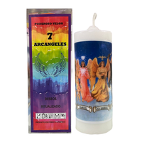 the bubble shop velon de los 7 arcangeles para cualquier peticion - vela ritualizada