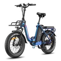 bicicleta electrica fafrees f20 max - motor 500w bateria 48v30ah neumatico 20 freno de disco mecanico - aurora azul