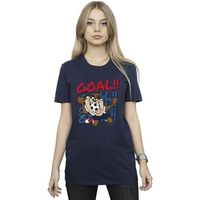 dessins animes camiseta goal goal goal para mujer
