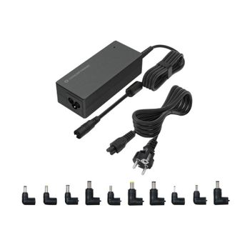 Adaptador de corriente Conceptronic OZUL08B10 90W 15-20V para portátil negro