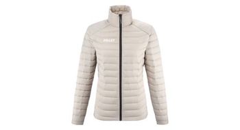 Chaqueta de plumon millet evole light 700 beige para mujer