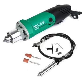 Dremel 480W grabador de alta potencia taladro eléctrico herramienta rotativa de grabado eje Flexible pulido de velocidad Variable de 6 posiciones