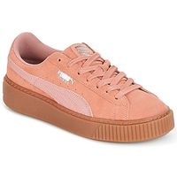 puma zapatillas suede platform core gum para mujer