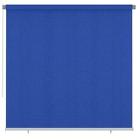 persiana enrollable de exterior 245anchox230altocm azul hdpe vidaxl