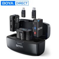 boya boyamic microfono lavalier inalambrico todo en uno para iphone android camaras dslr juegos transmision en vivo grabacion de video vlog